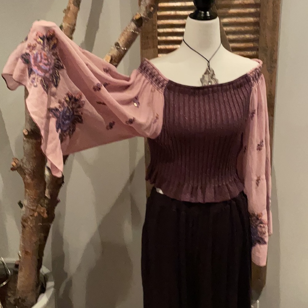 Free People Breaking Dawn Top never worn
